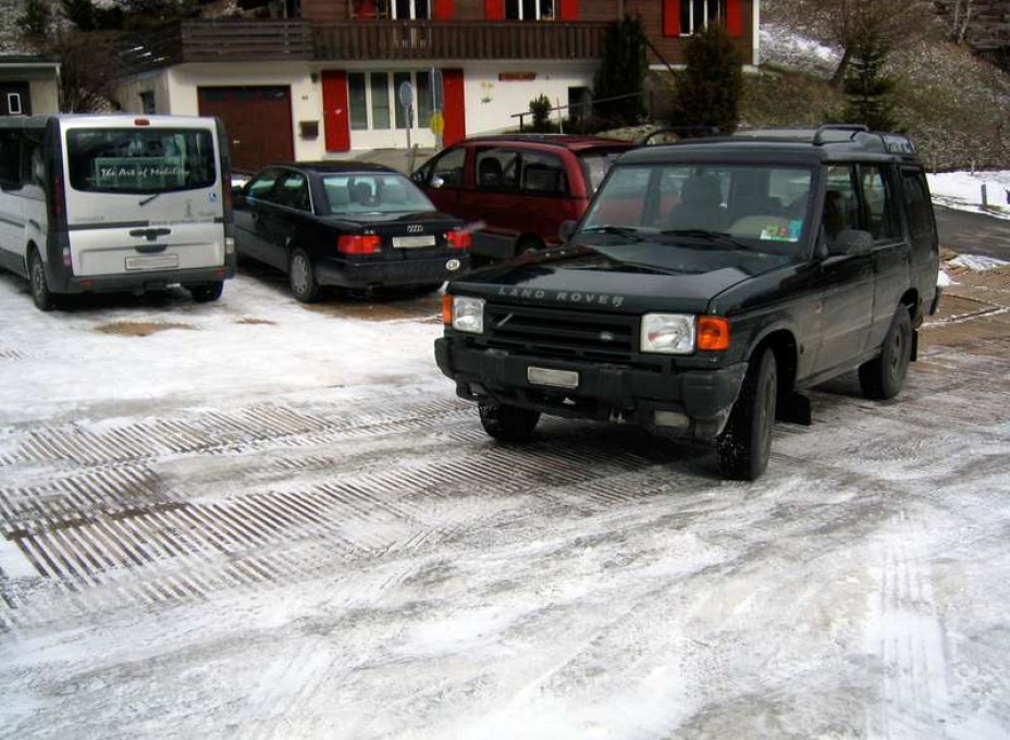 Parkplatz Schnee